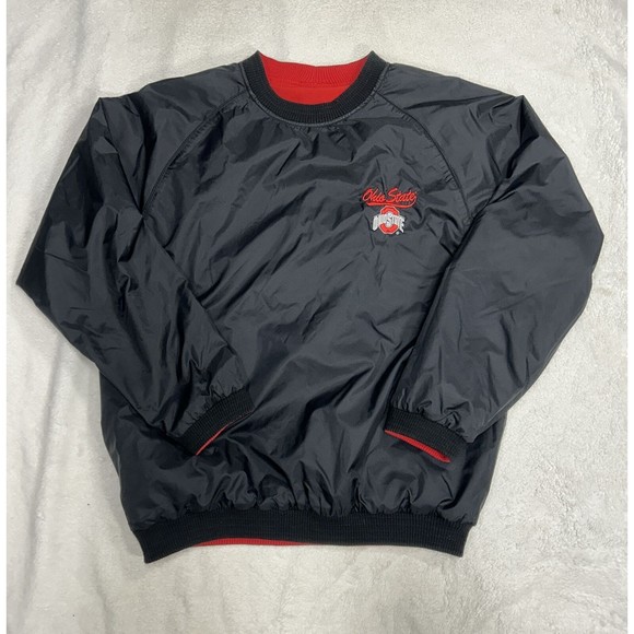 Pro Edge Ohio State Red & Black Reversible Pullover Windbreaker Jacket Size XL - Picture 8 of 9